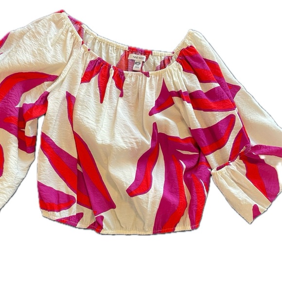 Nine West Pink Sky Trip Floral Skirt Set Medium - Picture 10 of 11